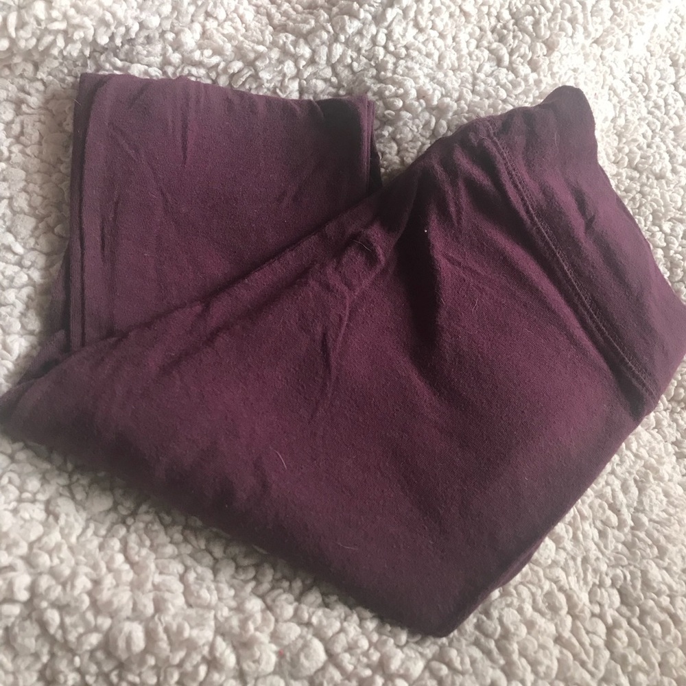 Wet Seal Wine Red Leggings